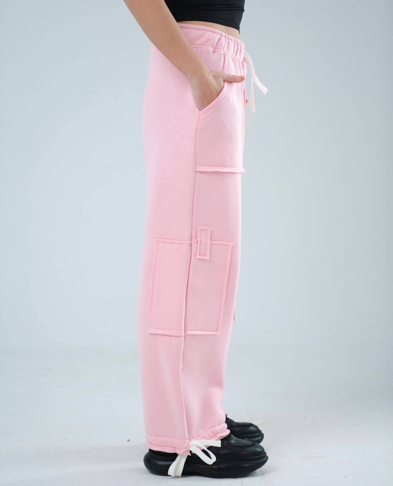 Pink sweatpants