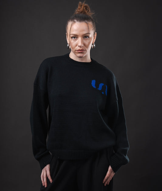 Black Knit Sweater