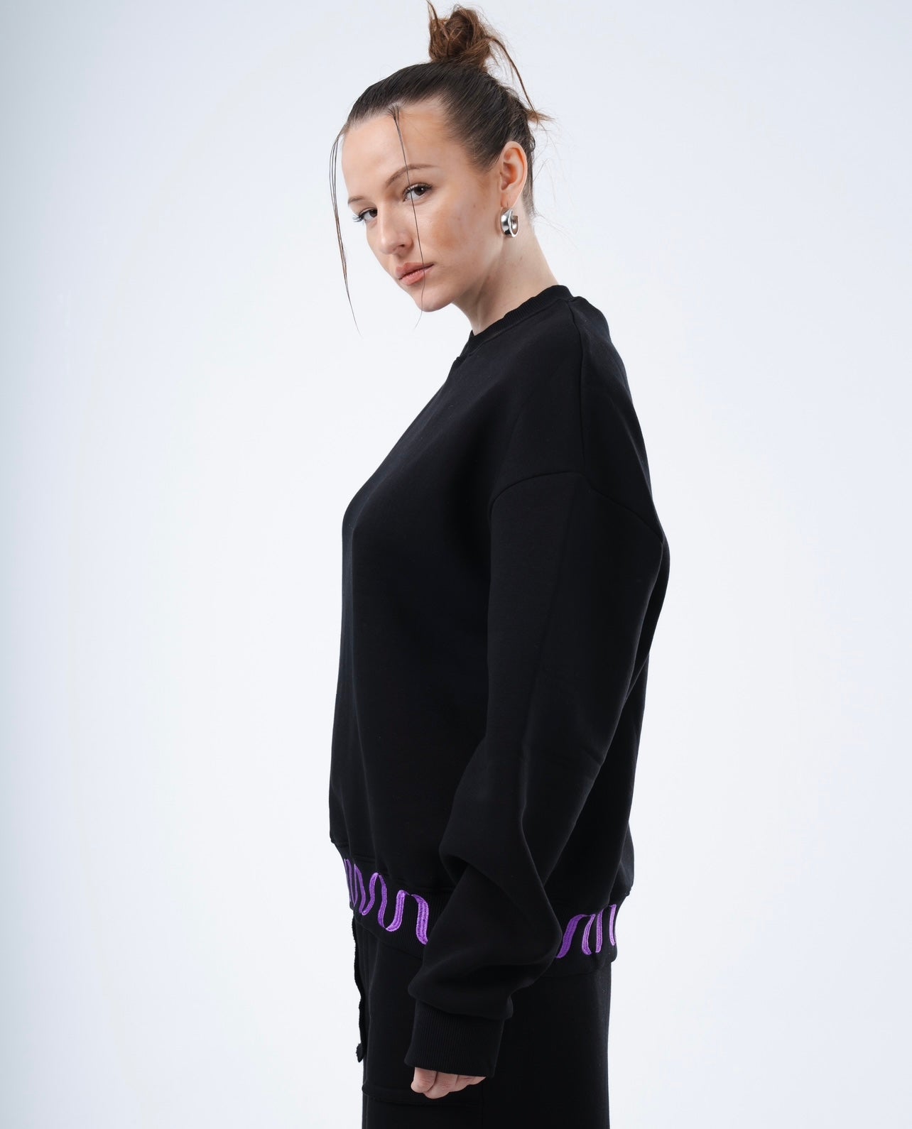 Black crewneck