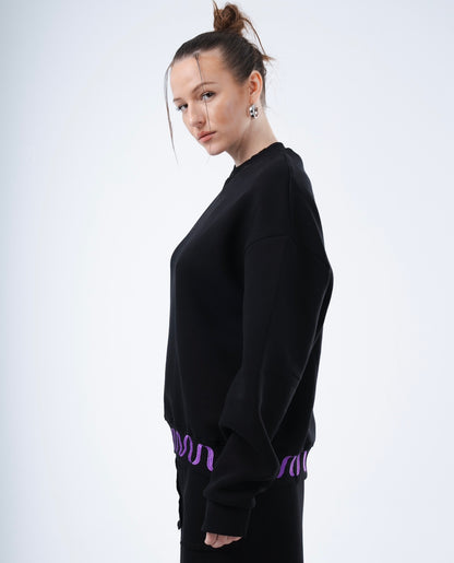 Black crewneck