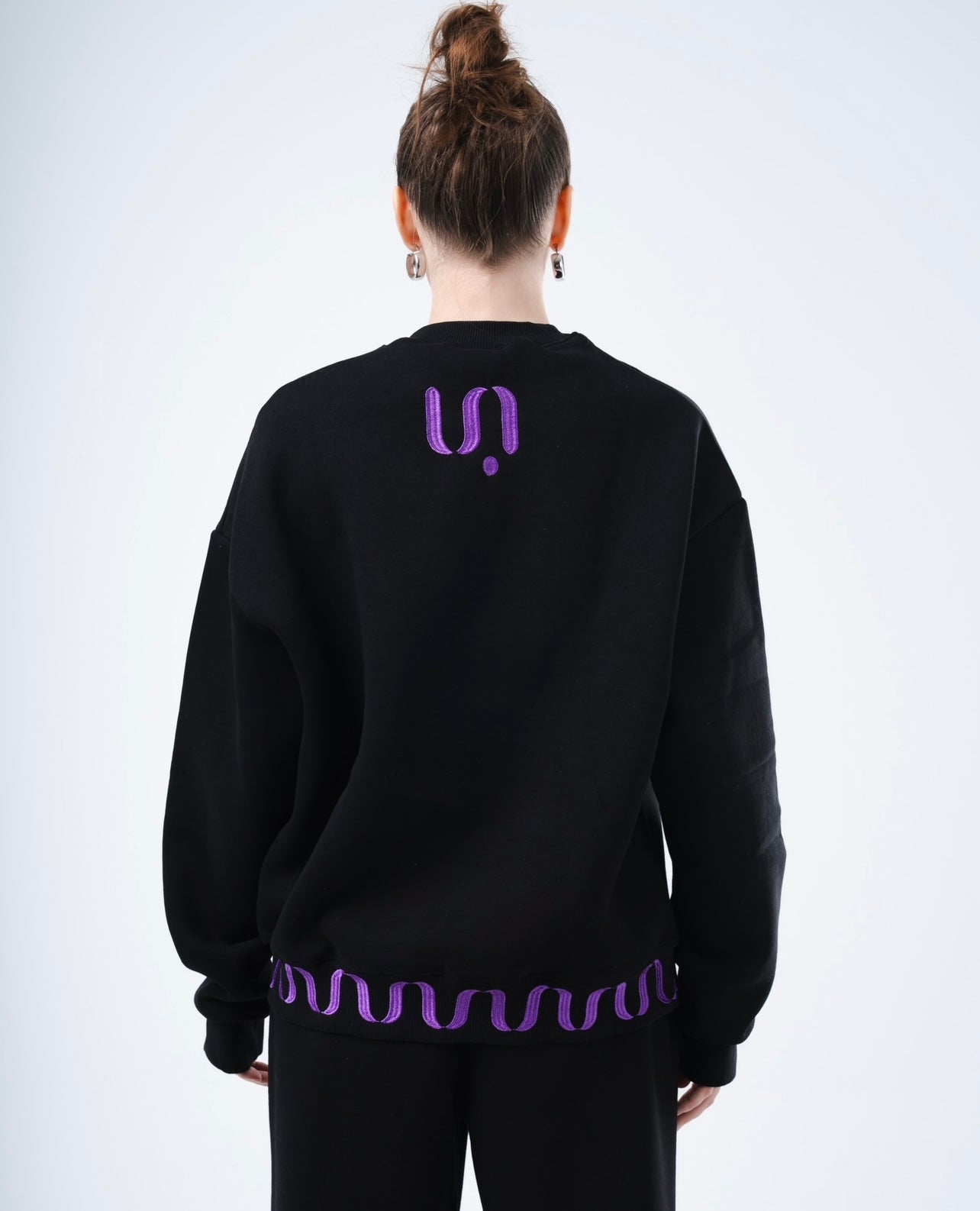 Black crewneck