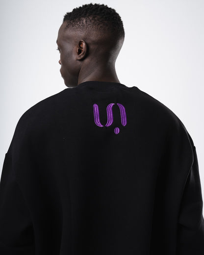 Black crewneck